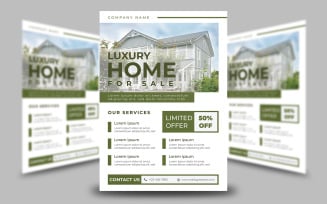 Luxury Home For Sale Flyer Template 4