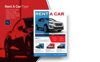 Printable Rent a Car Flyer Template