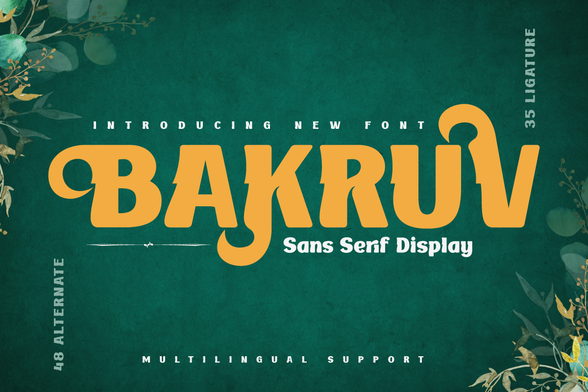 BAKRUV | Serif Classic Modernism