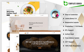 Amber - Home and Bakery with Food - Responsive Prestashop Theme for eCommerce