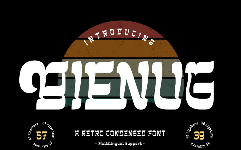 BIENUG | Serif Classic Modernism Font