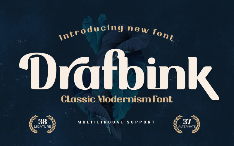 Drafbink | Serif Classic Modernism Font