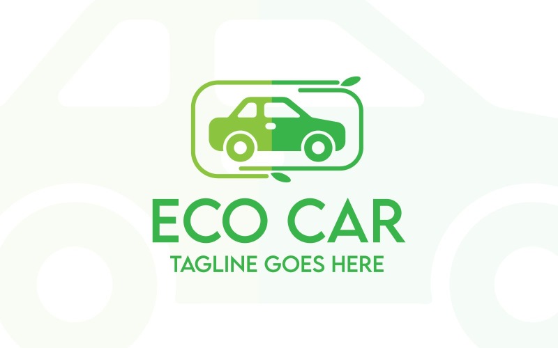 Eco Car - Environment Friendly Car Business Logo Logo Template