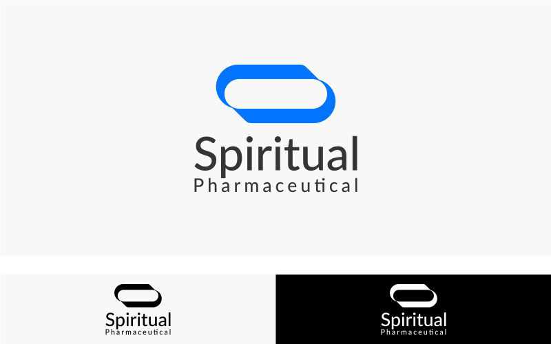 Spiritual Pharmaceutical Logo Template