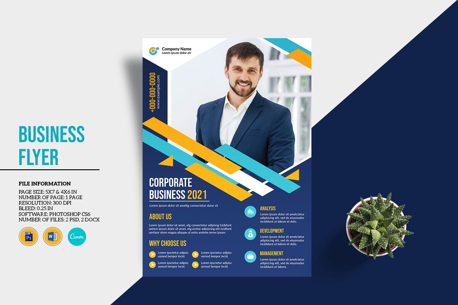 Template #343610 Flyer Corporate Webdesign Template - Logo template Preview