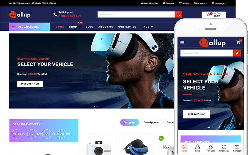 Allup WooCommerce Themes 343640