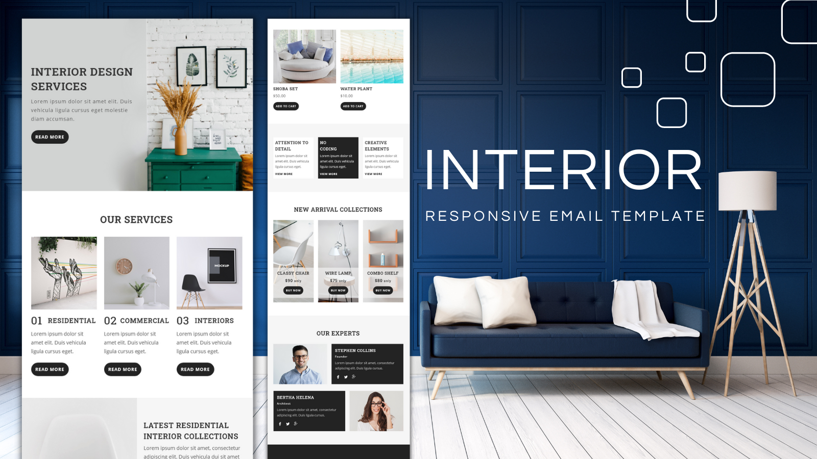 Interior Design – Multipurpose Responsive Email Template