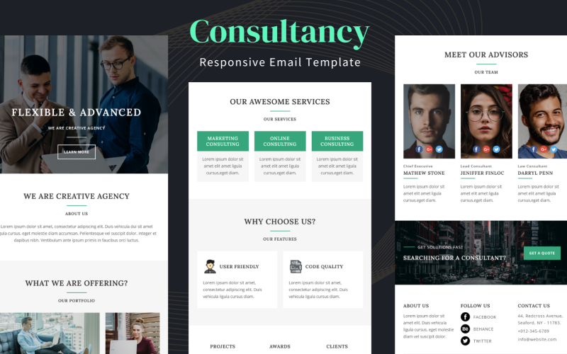 Consultancy – Multipurpose Responsive Email Template Newsletter Template