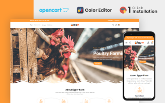 Egger - Poultry and Farm Opencart Theme