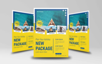 Holiday Flyer Template Design 4