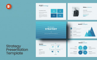 Business Strategy Layout PowerPoint Presentation Template