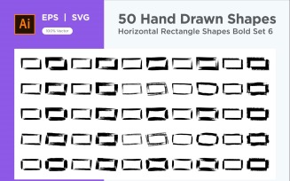 Horizontal Rectangle Shape Bold 50_Set V 6