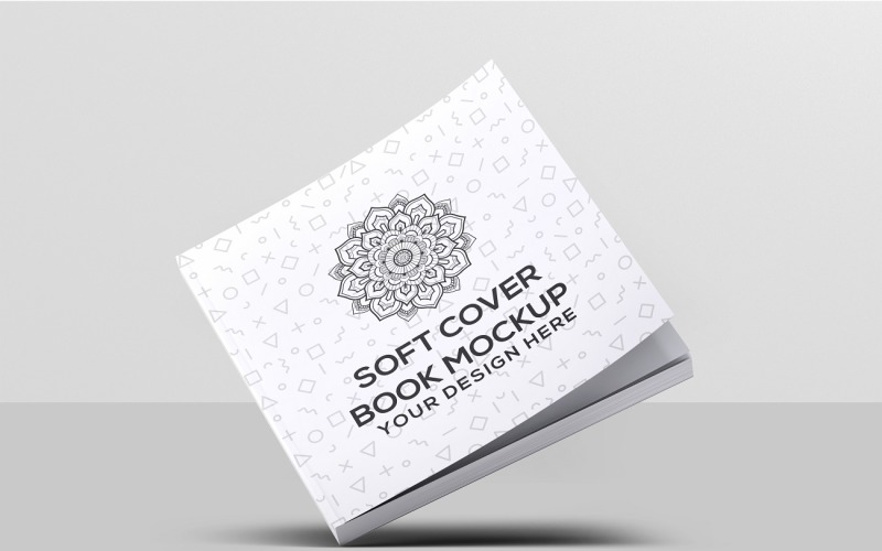 Soft Cover Square Book Mockup Product Mockup