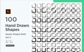 Square Shape Bold 100_Set V 5