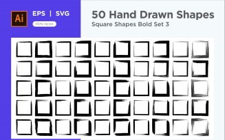 Square Shape Bold 50_Set V 3