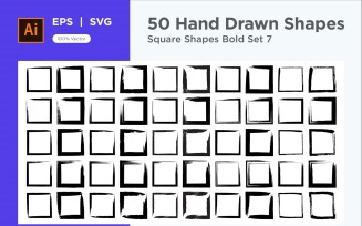 Square Shape Bold 50_Set V 7