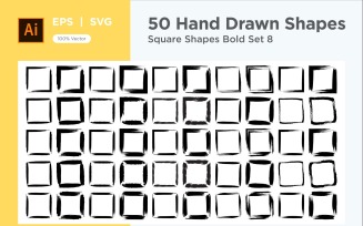Square Shape Bold 50_Set V 8