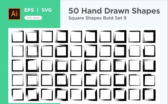 Square Shape Bold 50_Set V 9