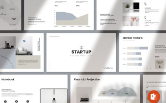 Startup Layout PowerPoint Presentation Template