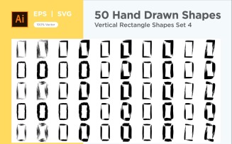 Vertical Rectangle Shape 50_Set V 4