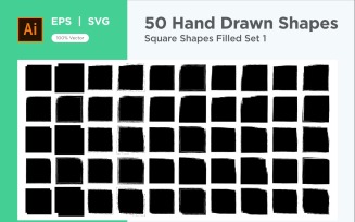Square Shape Filled 50_Set V 1