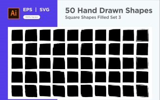 Square Shape Filled 50_Set V 3