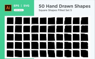 Square Shape Filled 50_Set V 5