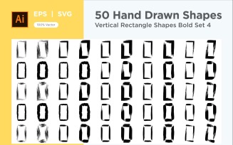 Vertical Rectangle Shape Bold 50_Set V 4