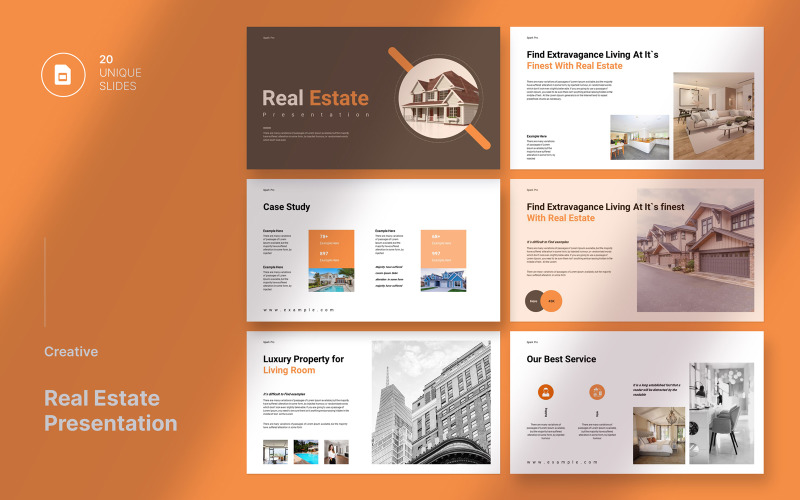 Home Real Estate Presentation Template Google Slide