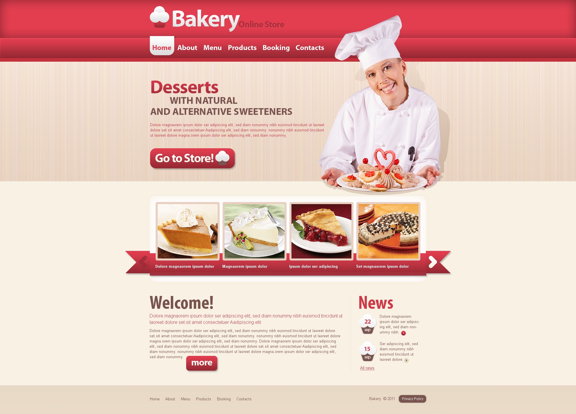 Bakery Site Examples At Stella Gooseberry Blog