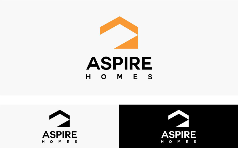 Aapire Homes Logo Design Template Logo Template