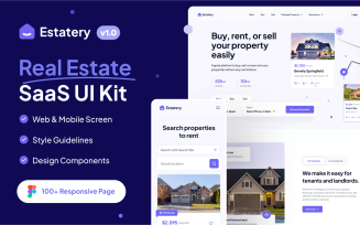 Estatery - Real Estate SaaS Web UI Kit