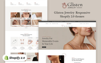 Glisten - Modern Jewelry Responsive Shopify 2.0 Themes