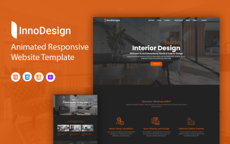 InnoDesigns - Interior Design Studio Bootstrap Website Template