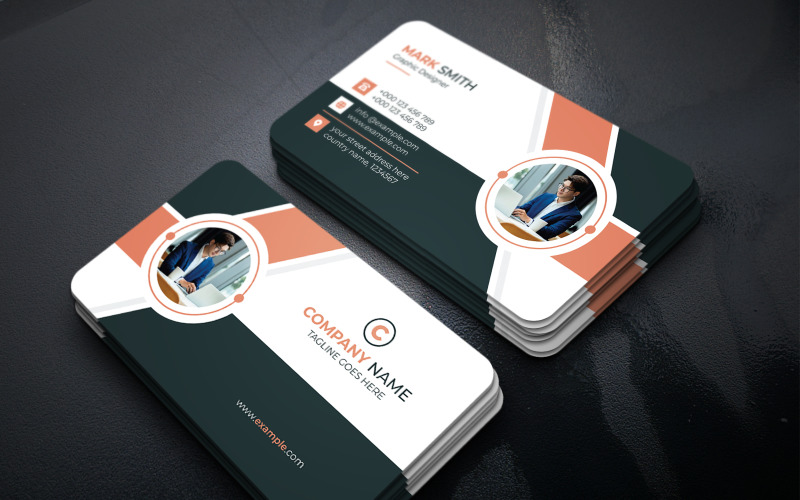 Modern Creative Business Card Design Template Corporate Identity