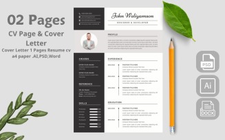 Simple and Modern Resume / CV Template