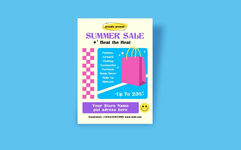 Summer Sale Flyer Template 5 Corporate Identity
