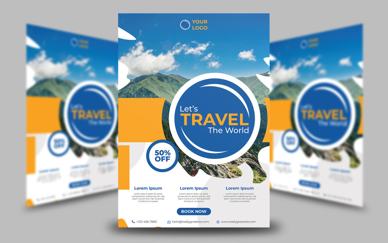 Travel The World Flyer Template Corporate Identity