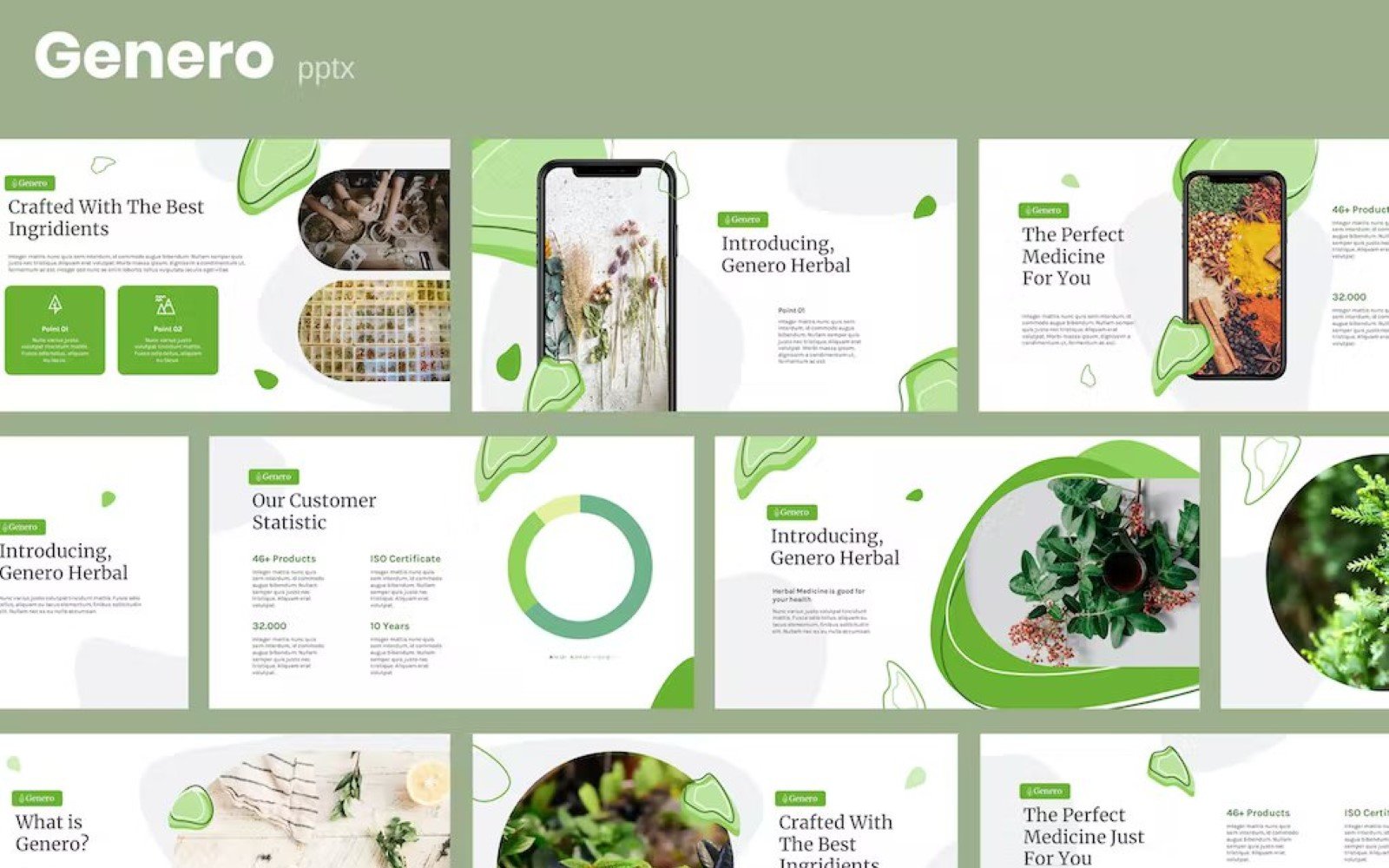 Kit Graphique #344150 Herbe Bien-etre Web Design - Logo template Preview