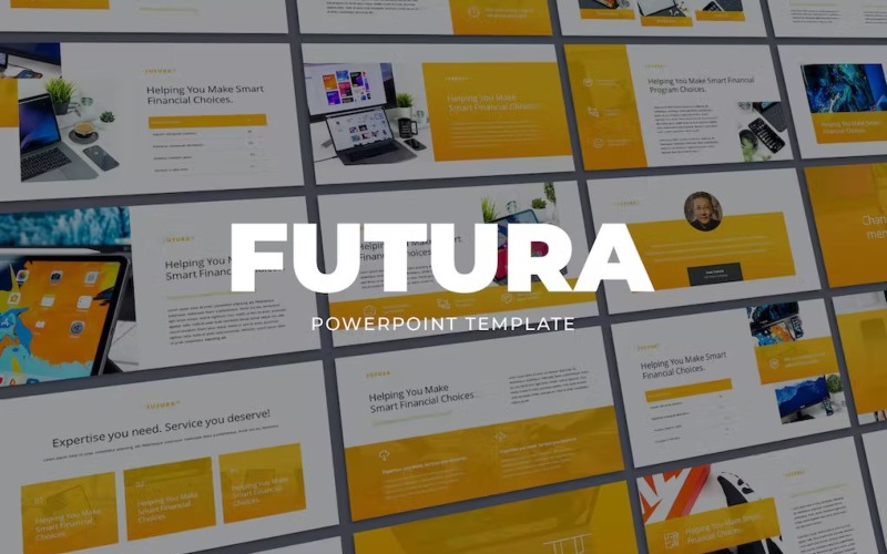 FUTURA - Modern Business Powerpoint Template PowerPoint Template