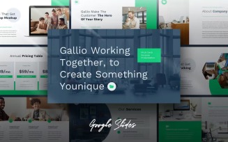 Galio - Digital Marketing Google Slides Template