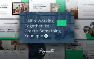 Galio - Digital Marketing Keynote Template