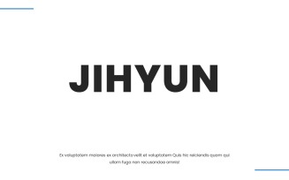 Jihyun - Blue and White Business Presentation Googleslide
