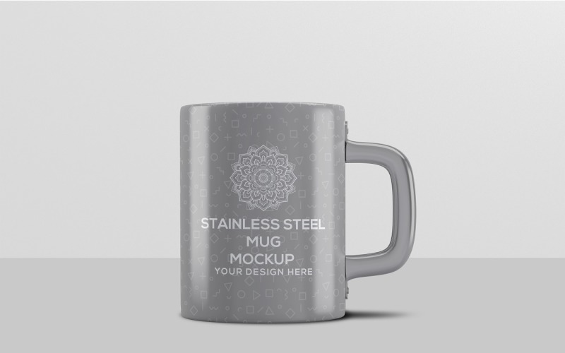 Stainless Steel Mug Mockup Product Mockup