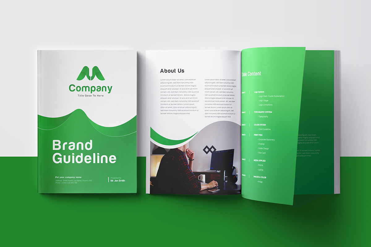 Kit Graphique #344228 Guideline Marque Web Design - Logo template Preview