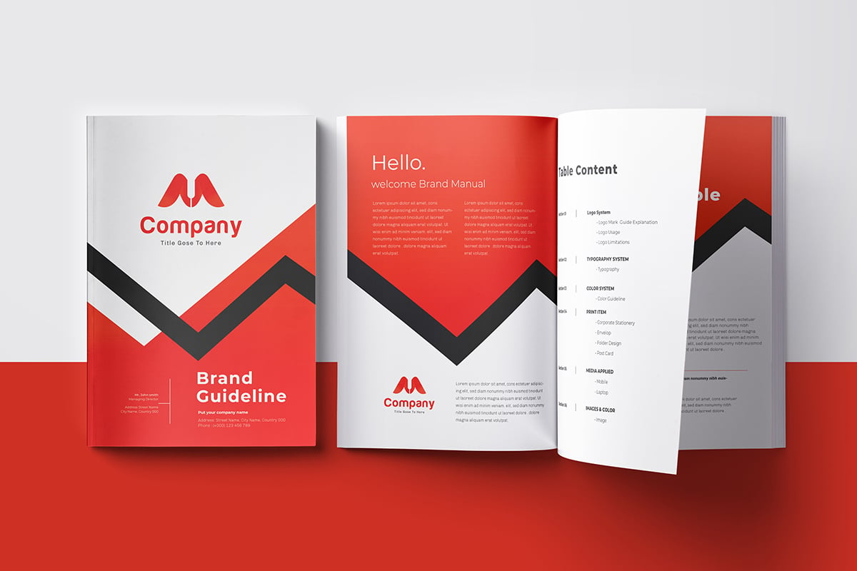 Kit Graphique #344234 Guideline Marque Web Design - Logo template Preview