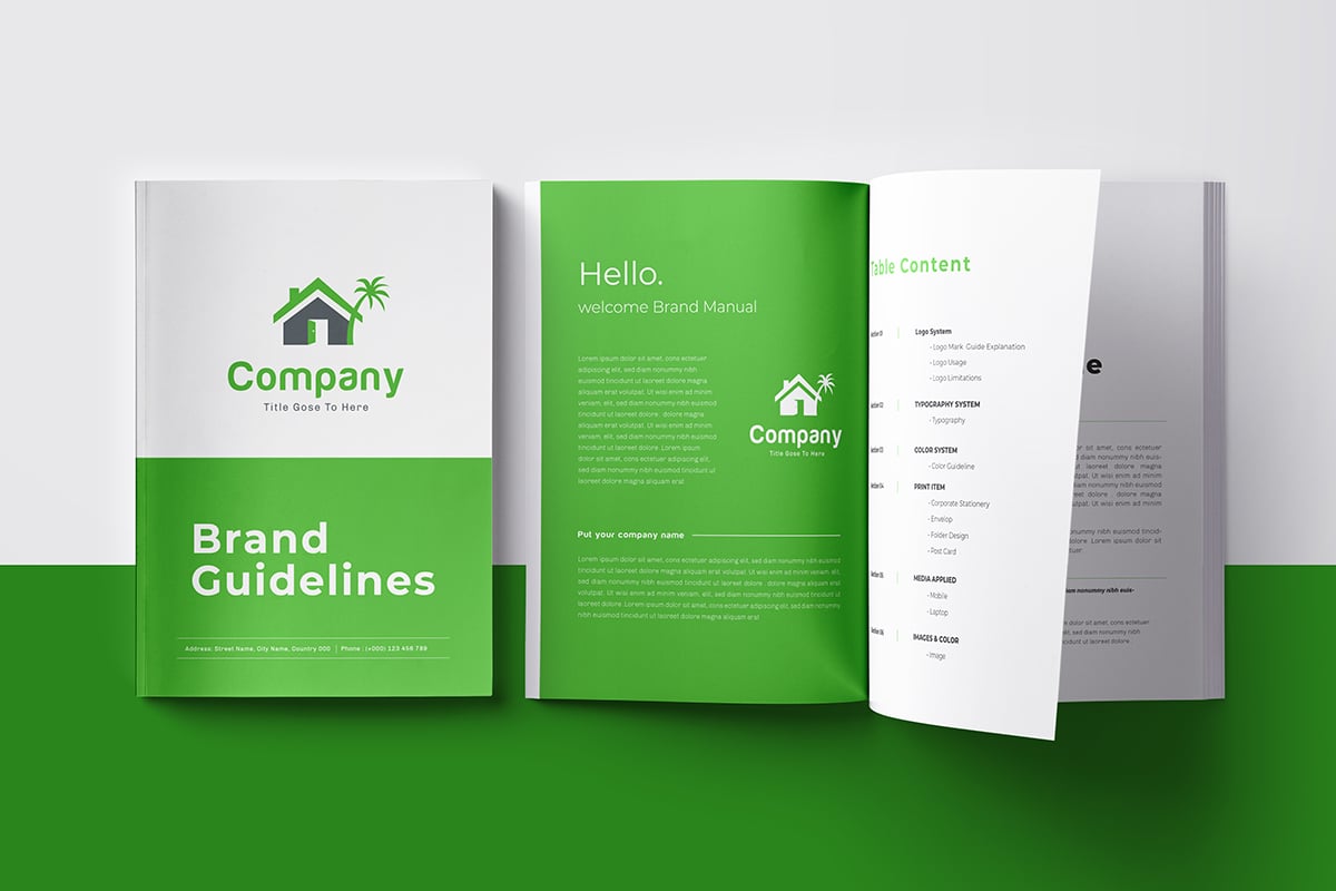 Template #344235 Guideline Brand Webdesign Template - Logo template Preview