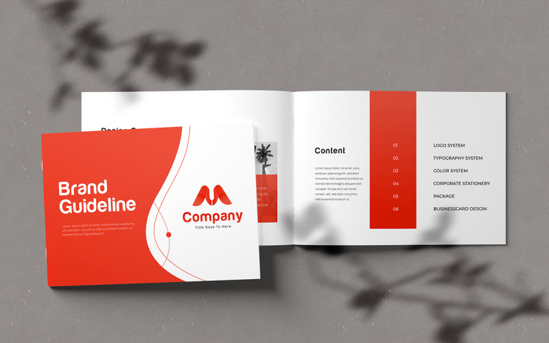 Brand Guidelines Template and Logo Brand Guidelines Design Magazine Template