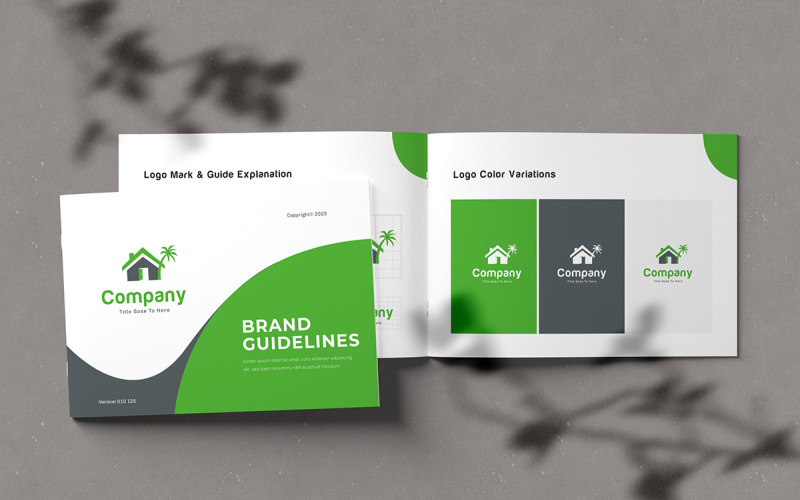 Brand Guidelines Template and logo Guideline Template Magazine Template