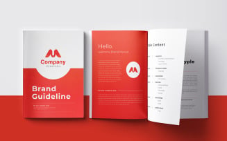 Brand Guidelines Template and Modern Brand Guideline